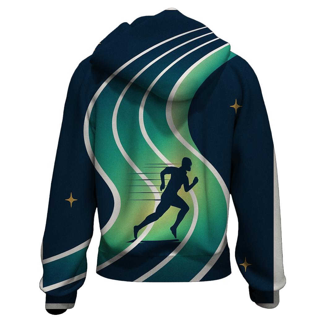Aurora Sprint Track Graphic designer hoodies
