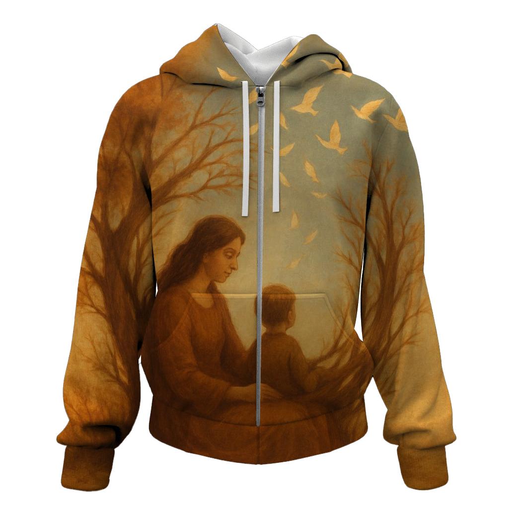 The Nest Of Tomorrow A Mothers Patience Turning Fear Into Flight embroidered hoodies