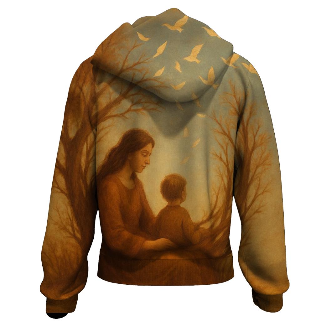 The Nest Of Tomorrow A Mothers Patience Turning Fear Into Flight embroidered hoodies