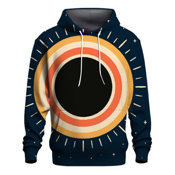 Eclipse Corona Petal Array printed hoodies