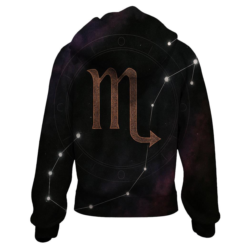 Scorpio Alchemical Constellation Sigil custom hoodies