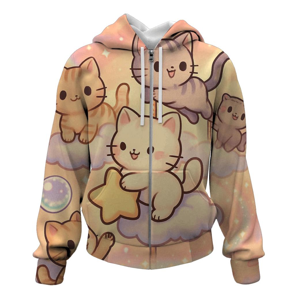 Cloud Carousel Kitten Parade hoodie trends