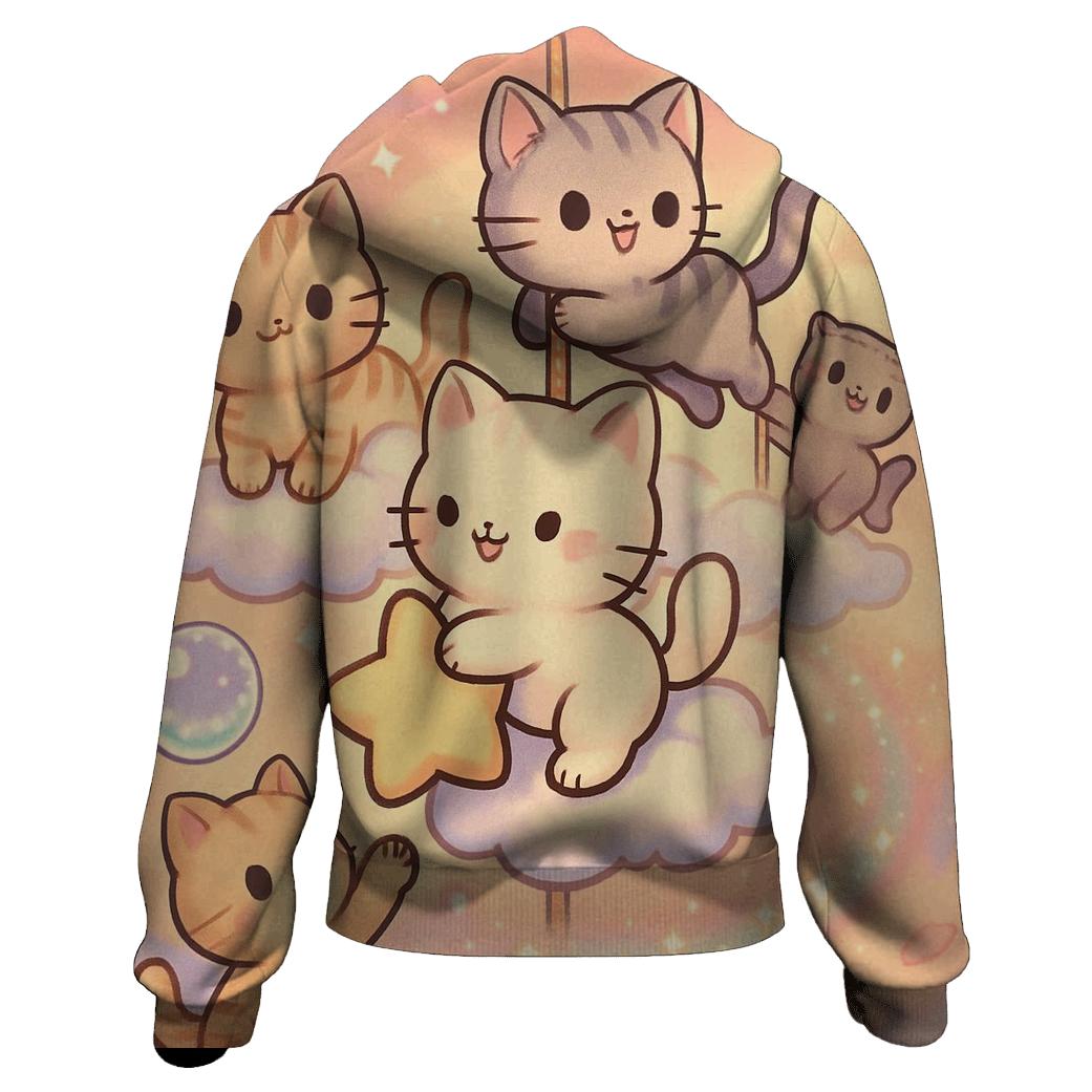 Cloud Carousel Kitten Parade hoodie trends