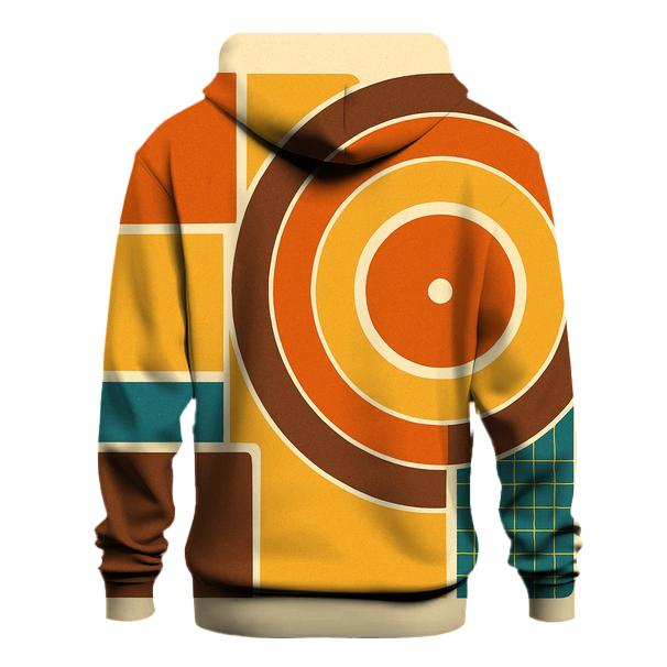 Groovy Record Sleeve Geometry printed hoodies