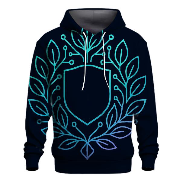 Aurora Circuit Garden Emblem custom hoodies