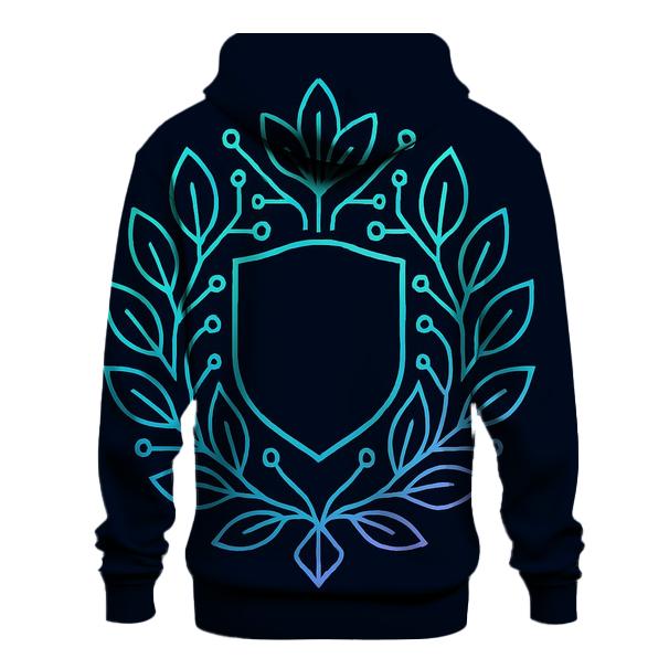 Aurora Circuit Garden Emblem custom hoodies