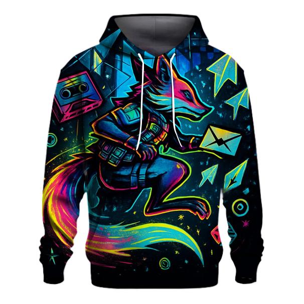 Kaleidoscope Courier Fox premium hoodies