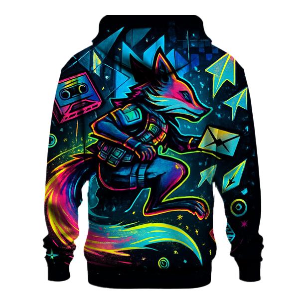 Kaleidoscope Courier Fox premium hoodies