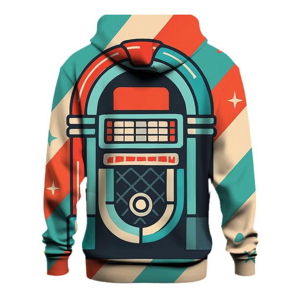 Chrome Diner Jukebox Stripes graphic hoodies