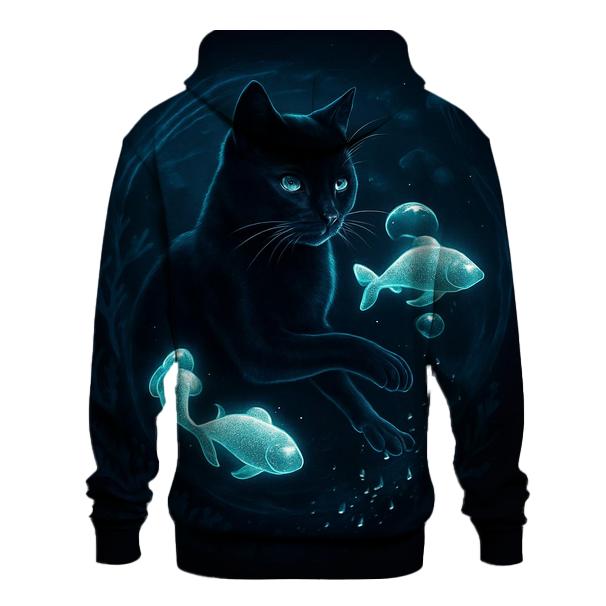 The Umbra Aquarium Cat designer hoodies