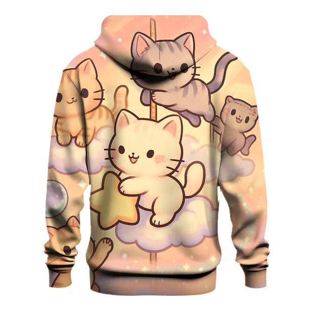 Cloud Carousel Kitten Parade premium hoodies