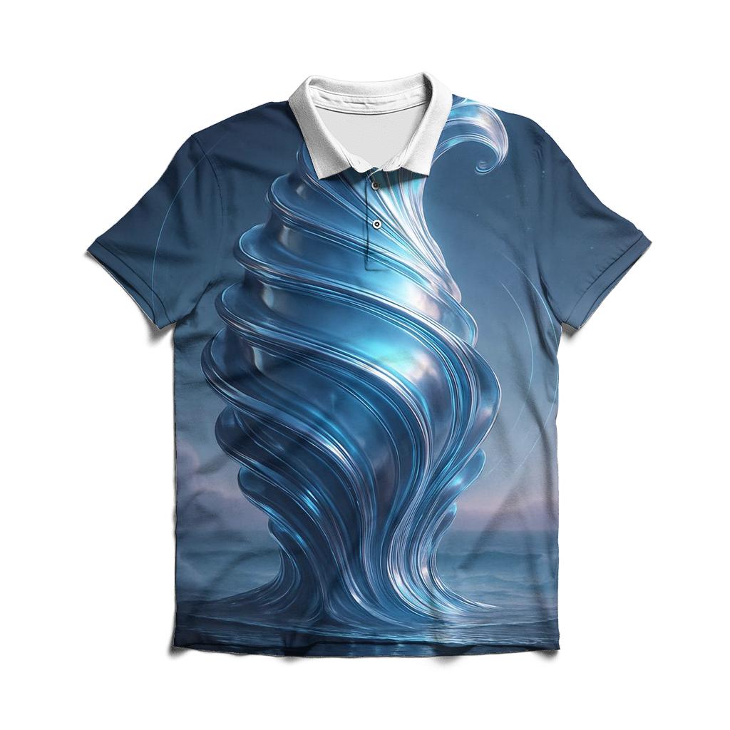 Prismatic Tide Relic personalized polo shirts