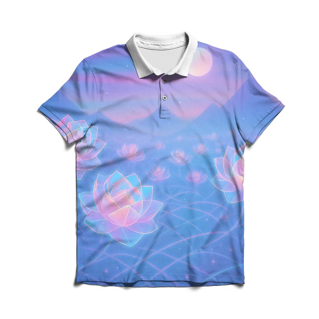 Aurora Lattice Dreamgarden classic pique polos