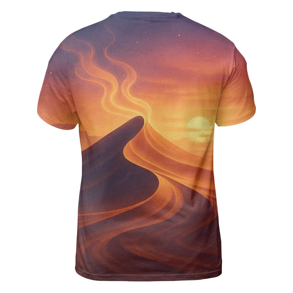 Aurora Dune Sundown creative print fashion shirts