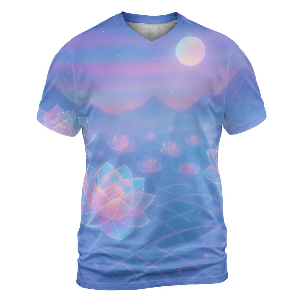 Aurora Lattice Dreamgarden unique graphic print tees