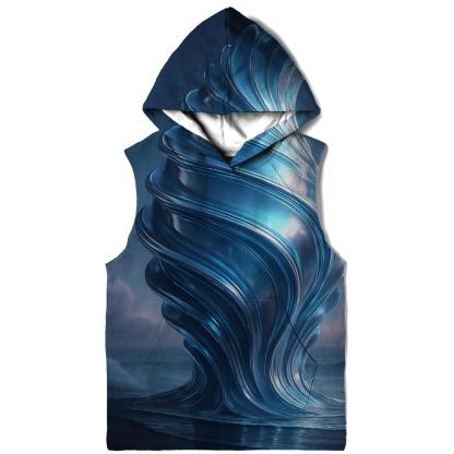 Prismatic Tide Relic graphic hoodies