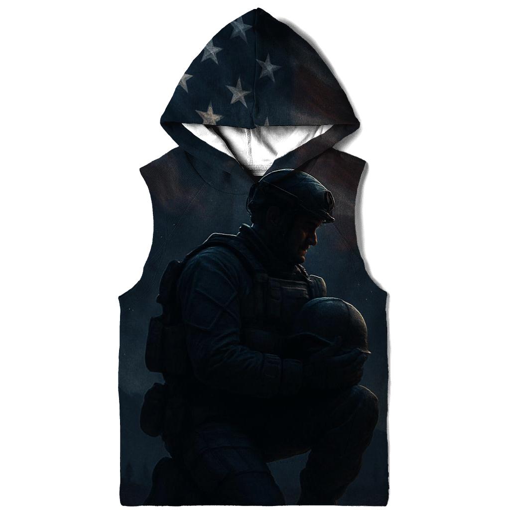 Stars Over Silent Patrol embroidered hoodies