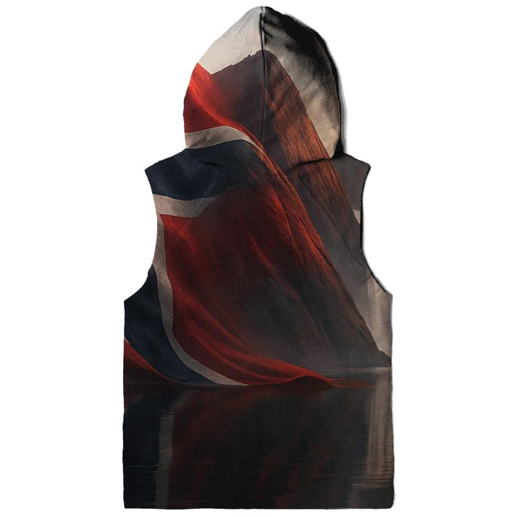 Aurora Fjord Flag Of Norway designer hoodies