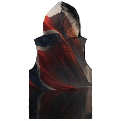 Aurora Fjord Flag Of Norway designer hoodies