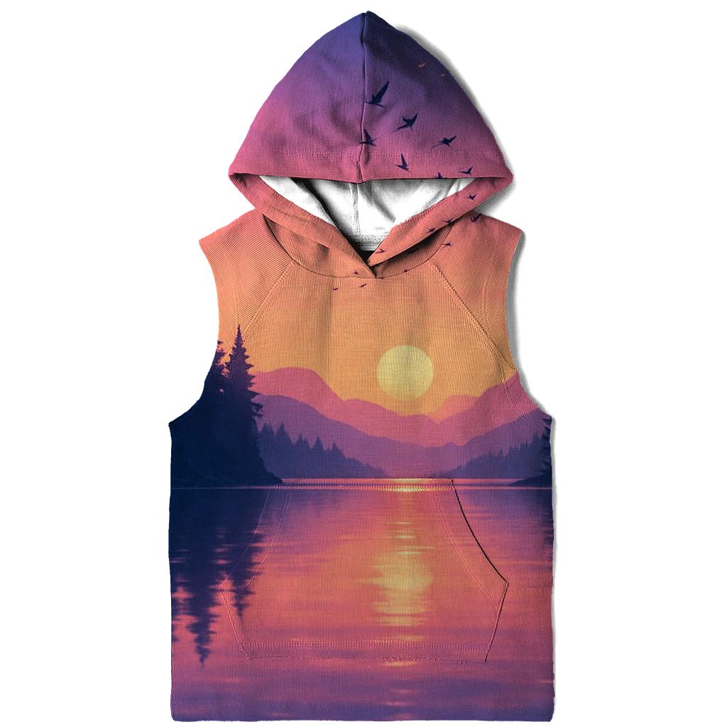 Glass Lake Afterglow Cove graphic hoodies