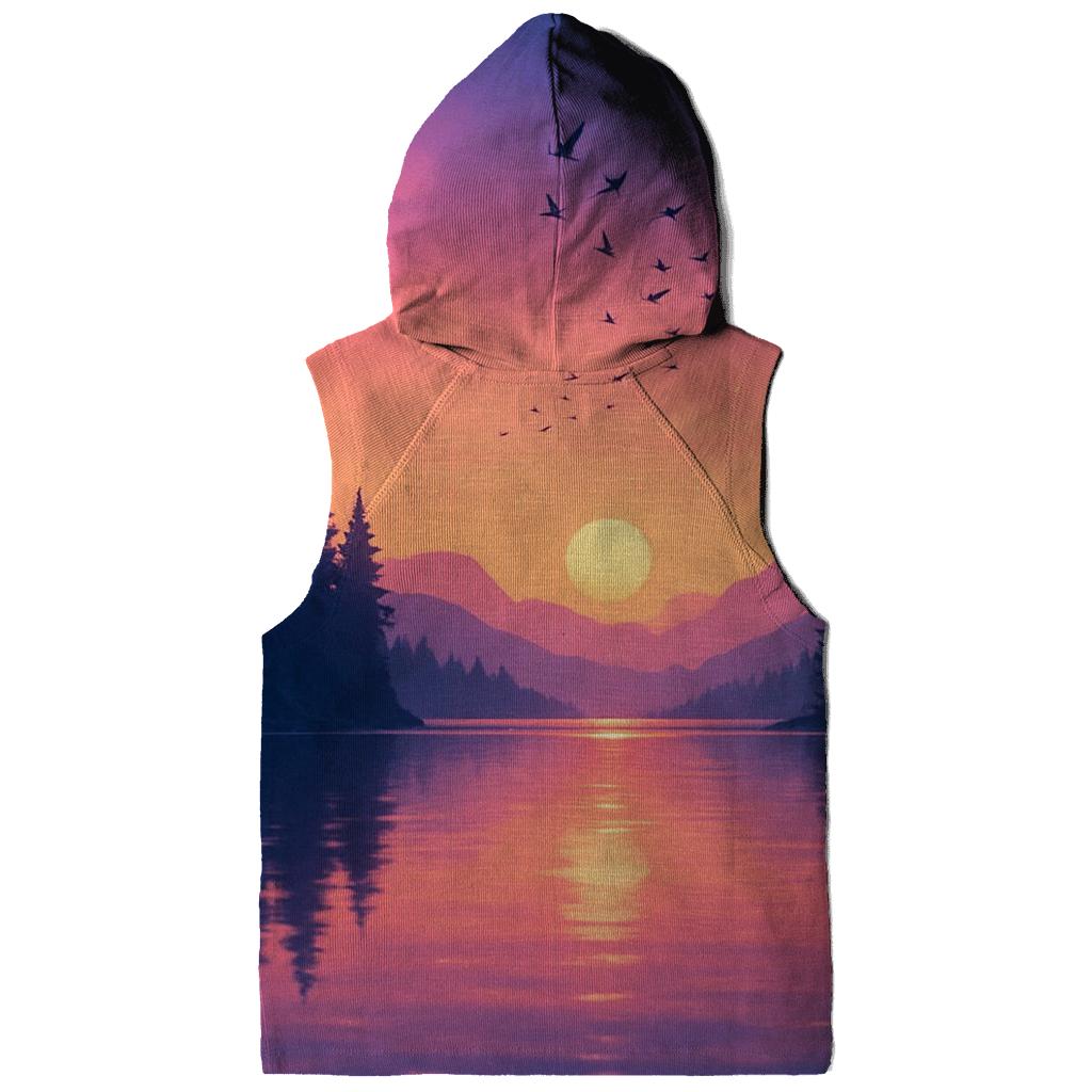 Glass Lake Afterglow Cove graphic hoodies