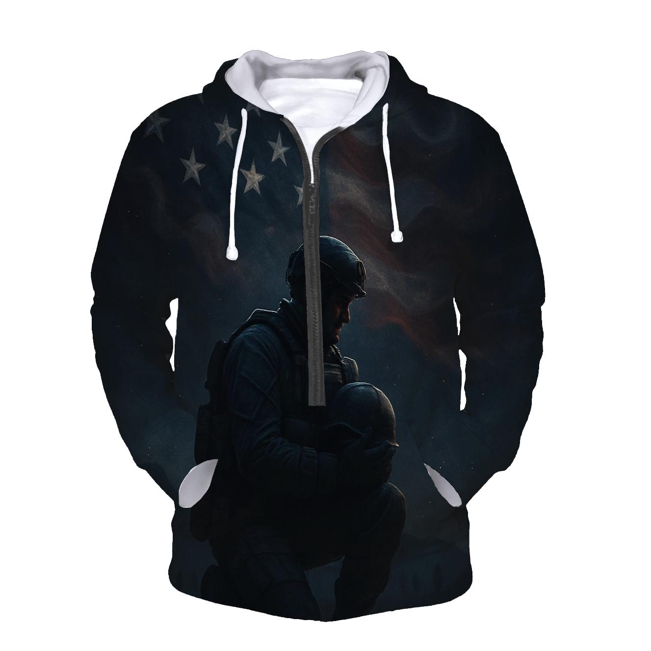 Stars Over Silent Patrol zip-up hoodies