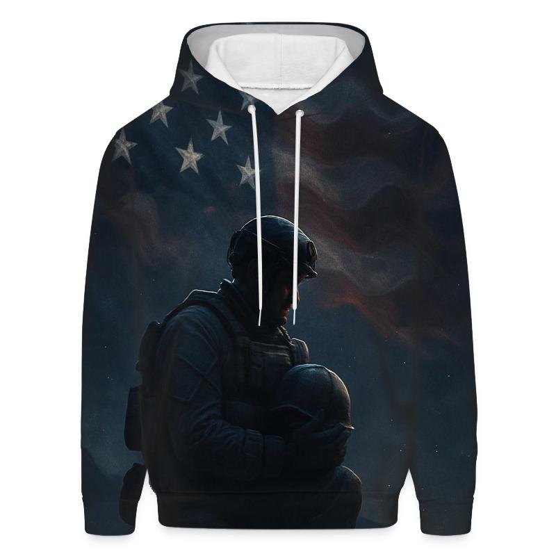 Stars Over Silent Patrol printed hoodies