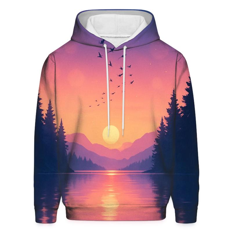 Glass Lake Afterglow Cove hoodie designs