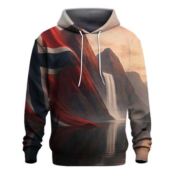 Aurora Fjord Flag Of Norway hoodie trends