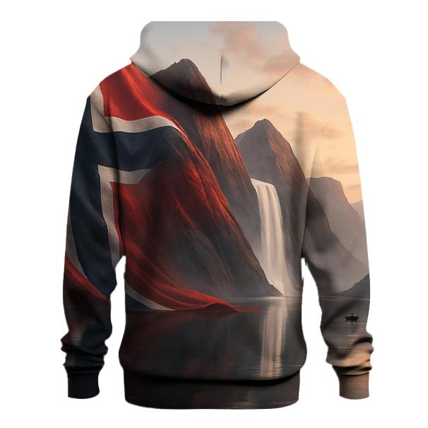 Aurora Fjord Flag Of Norway hoodie trends