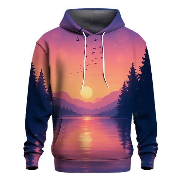 Glass Lake Afterglow Cove designer hoodies
