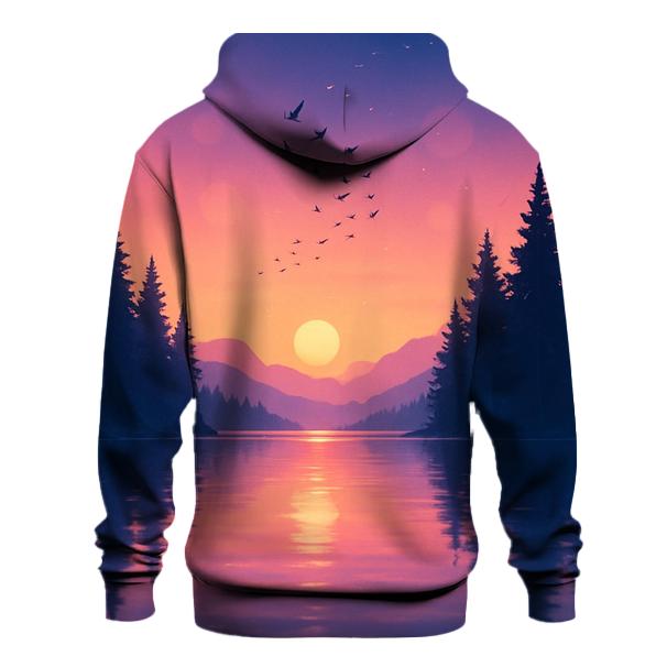 Glass Lake Afterglow Cove designer hoodies