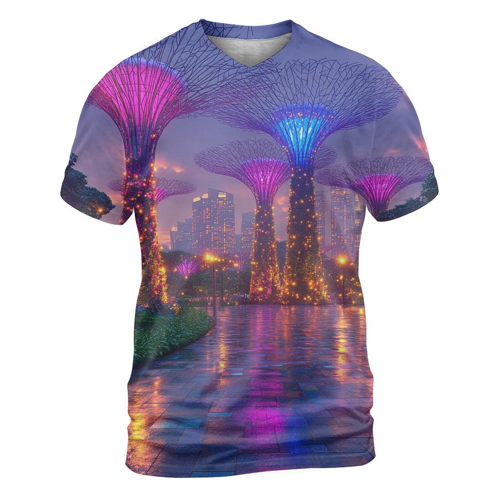 Gardens By The Bay - Singapore designer pattern shirts