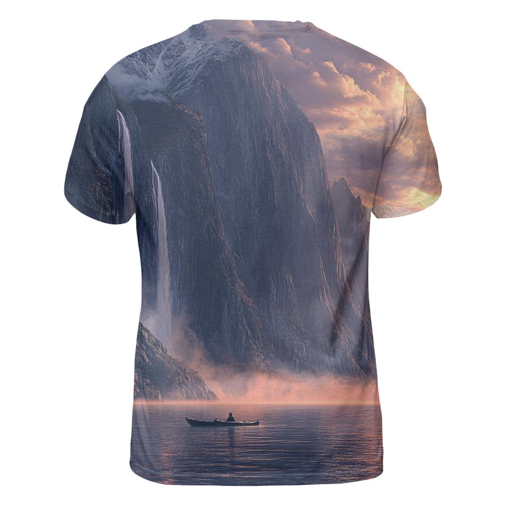 Milford Sound - Fiordland trendy printed shirt styles