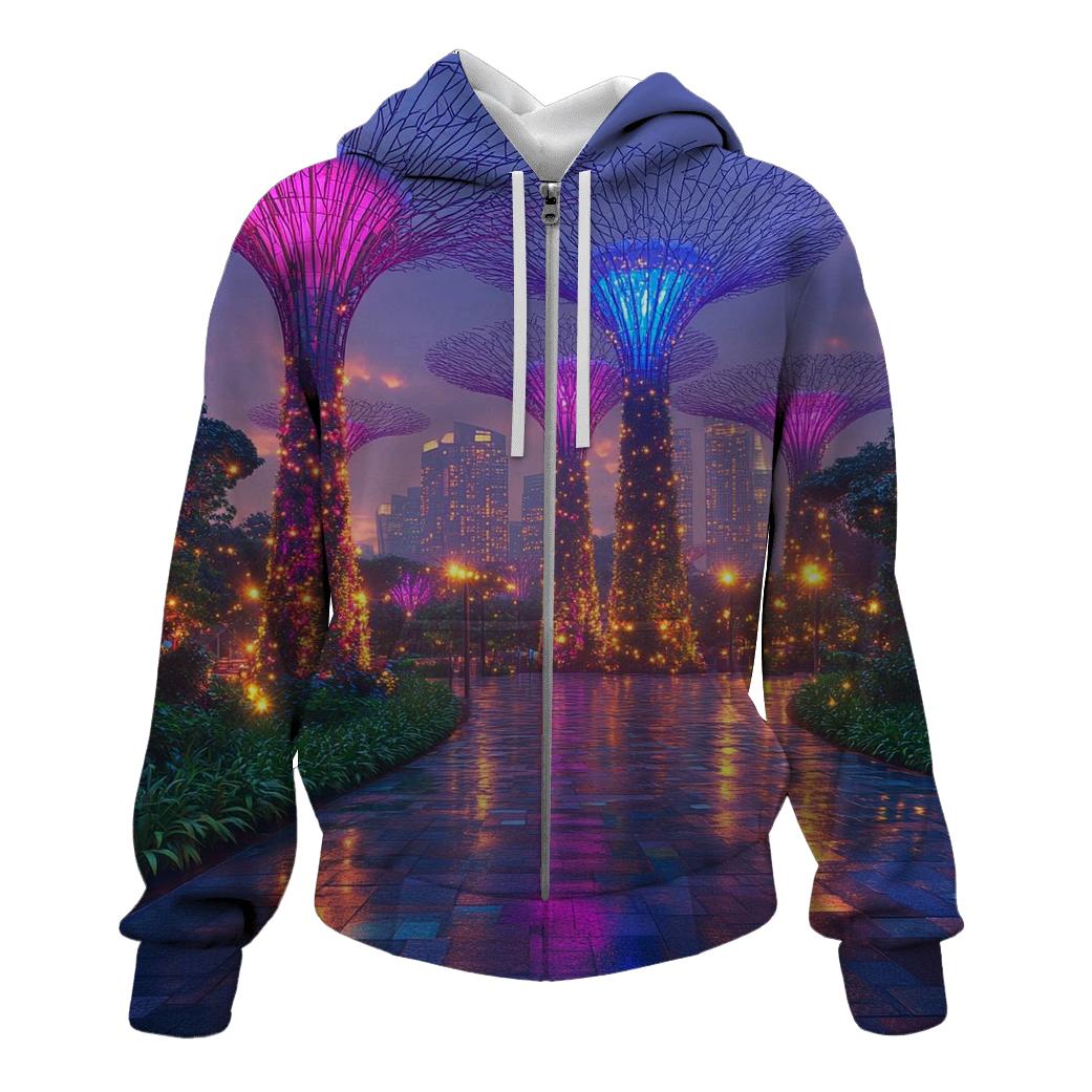 Gardens By The Bay - Singapore zip-up hoodies