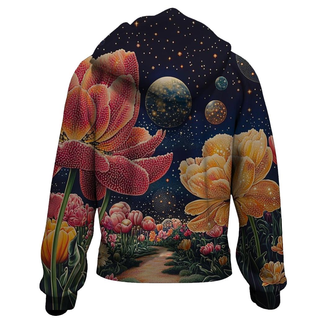 Yayoi Kusama Inspired Planets And Polka Dot Garden hoodie styles