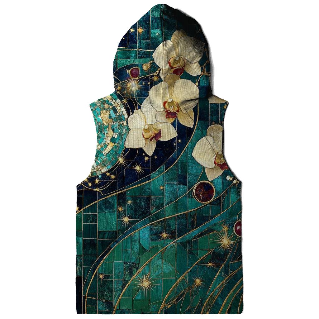 Gustav Klimt Inspired Celestial Garden Of Orchids custom hoodies