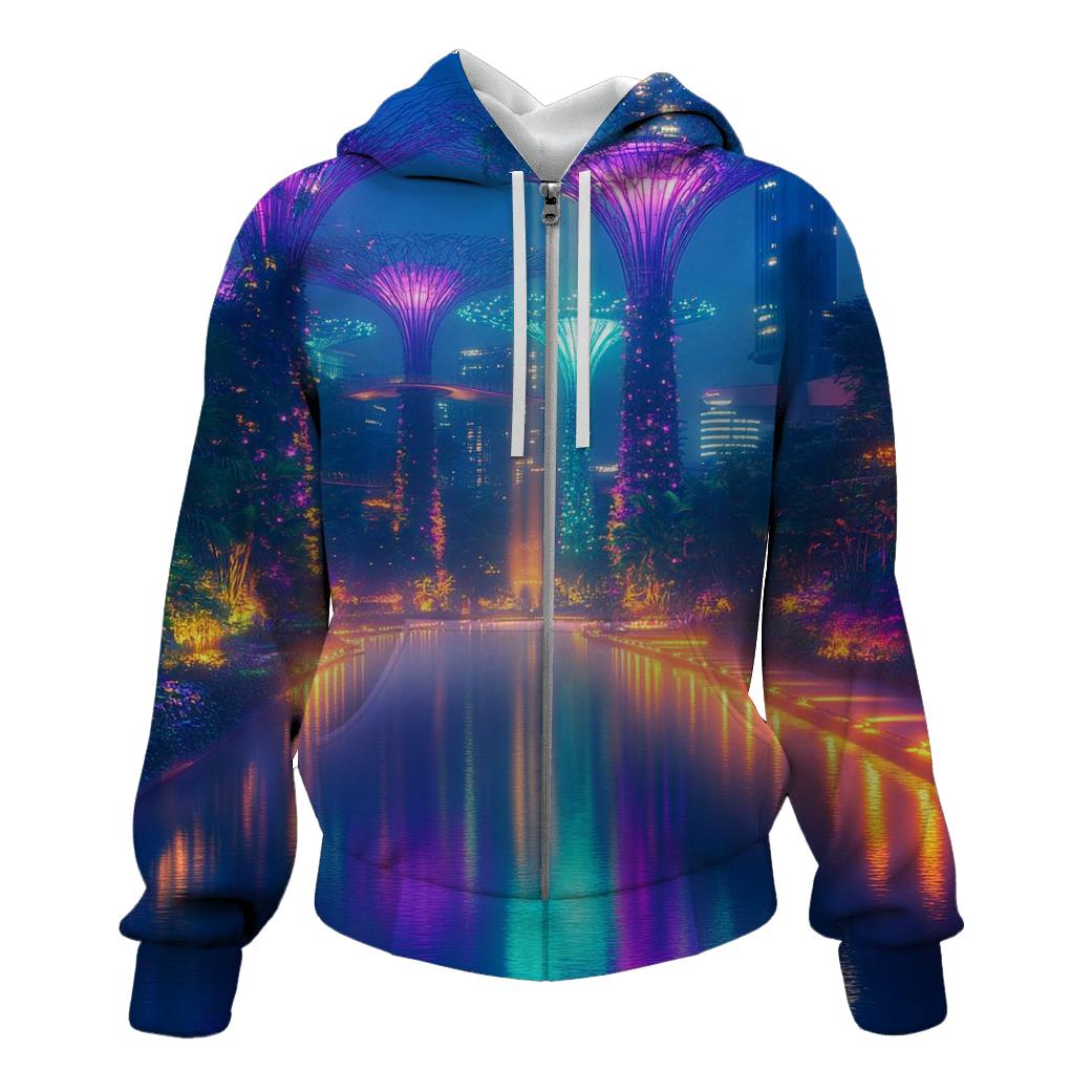Gardens By The Bay - Singapore printed hoodies