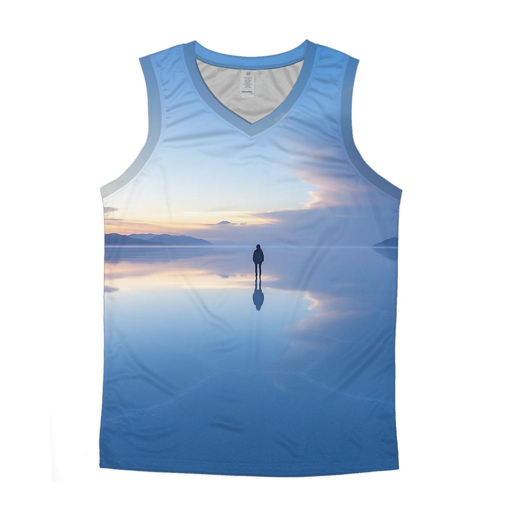 Salar De Uyuni Salt Flats - Uyuni graphic print tank tops
