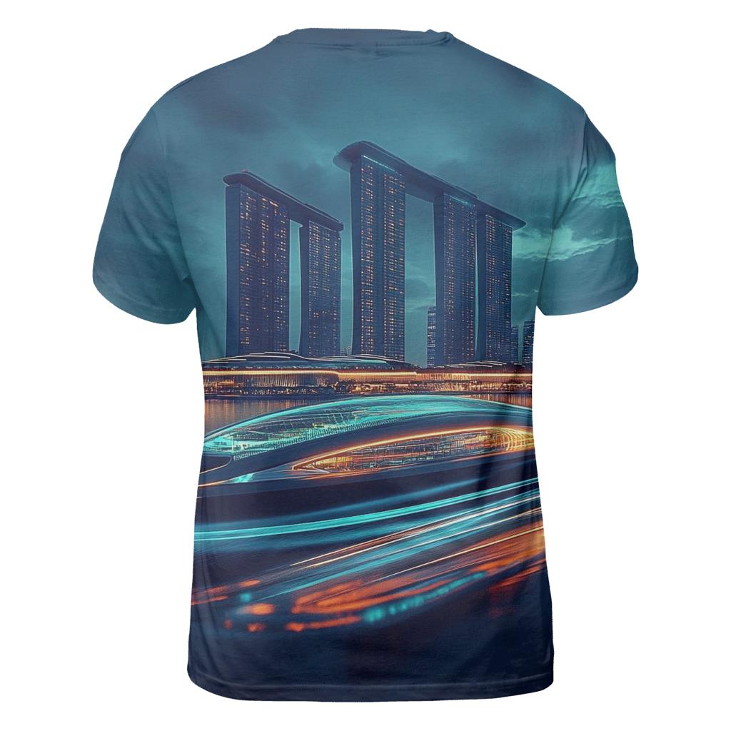 Marina Bay Sands SkyPark - Singapore statement graphic shirts