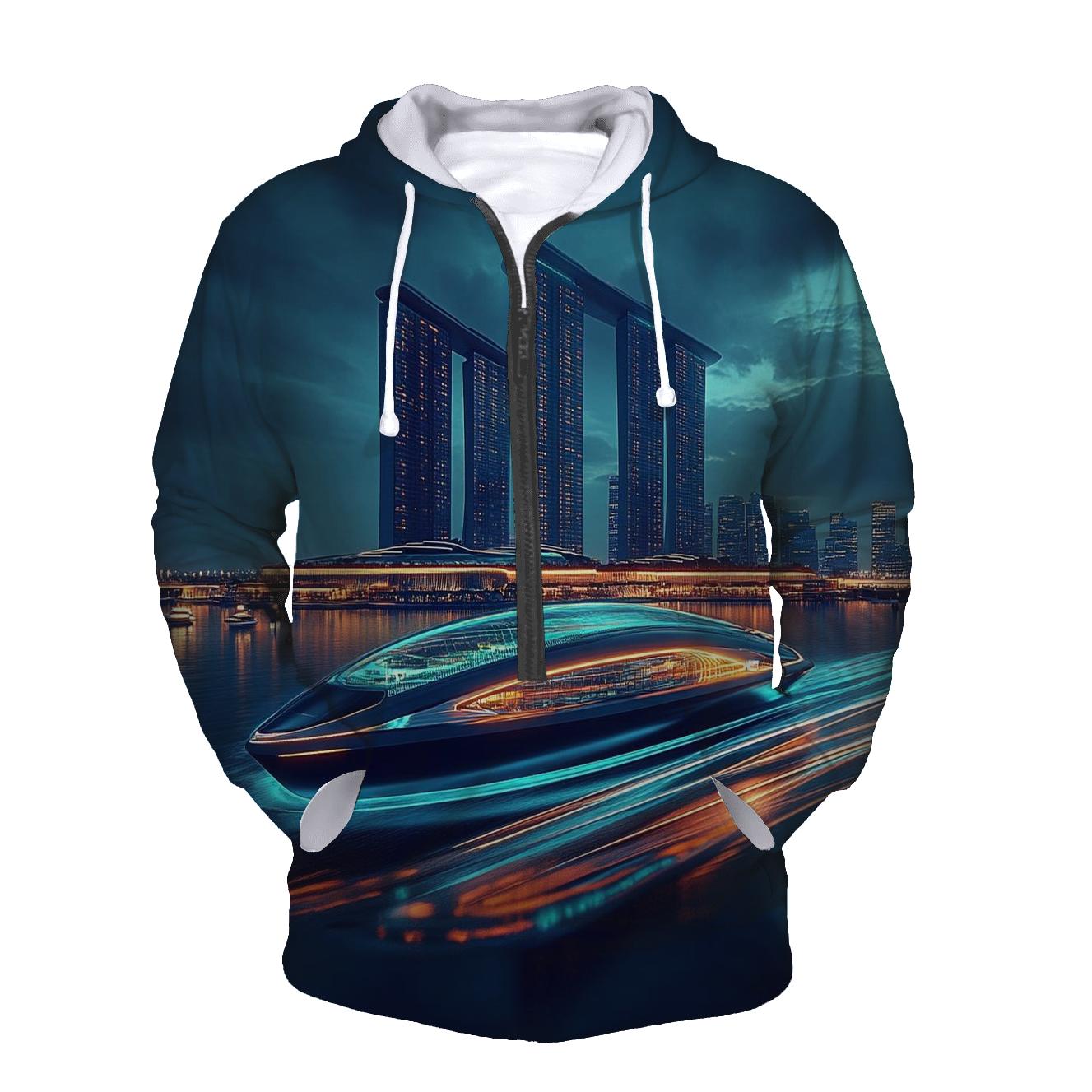 Marina Bay Sands SkyPark - Singapore embroidered hoodies