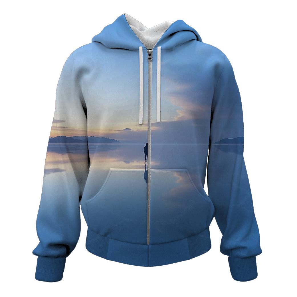 Salar De Uyuni Salt Flats - Uyuni graphic hoodies