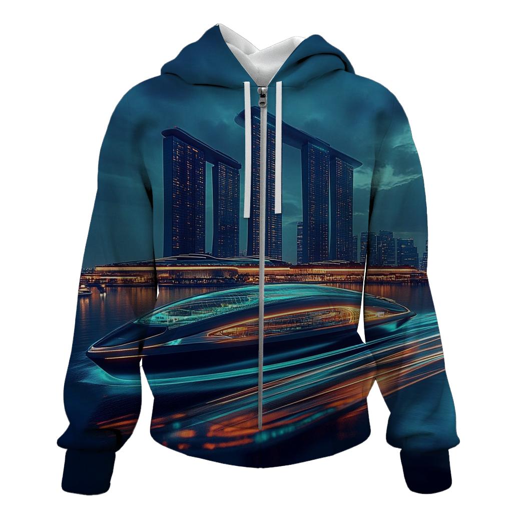 Marina Bay Sands SkyPark - Singapore premium hoodies