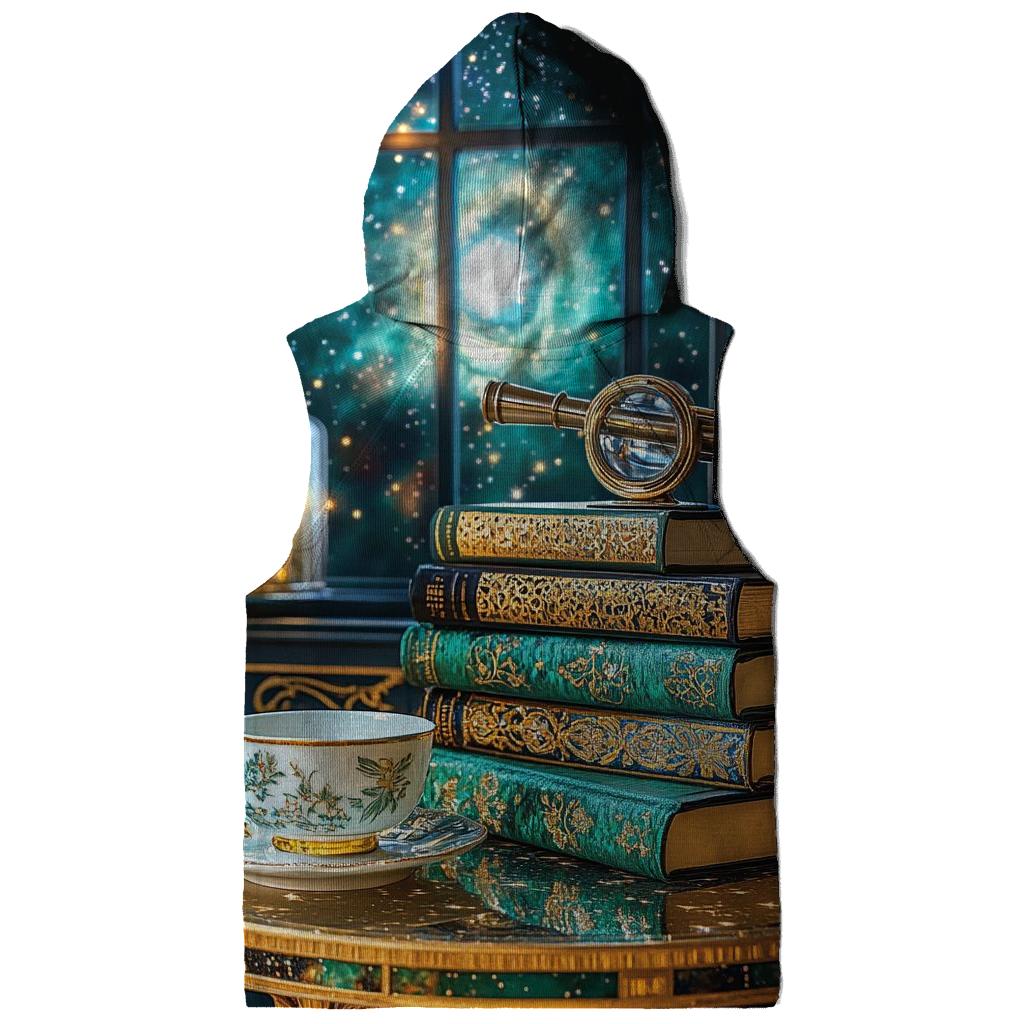 Gustav Klimt Inspired Celestial Library Still Life hoodie designs