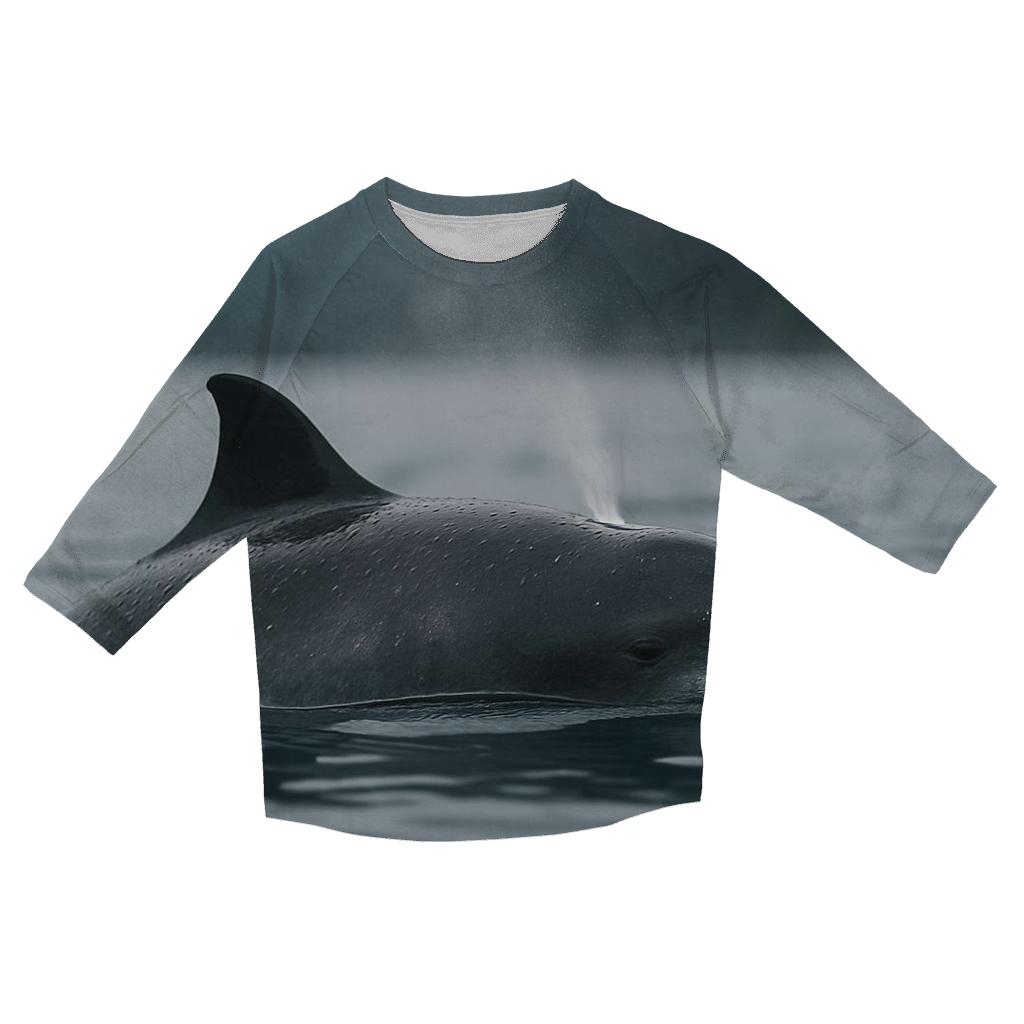 Fjord Surface Trace Harbor Porpoise stylish quarter sleeve tops