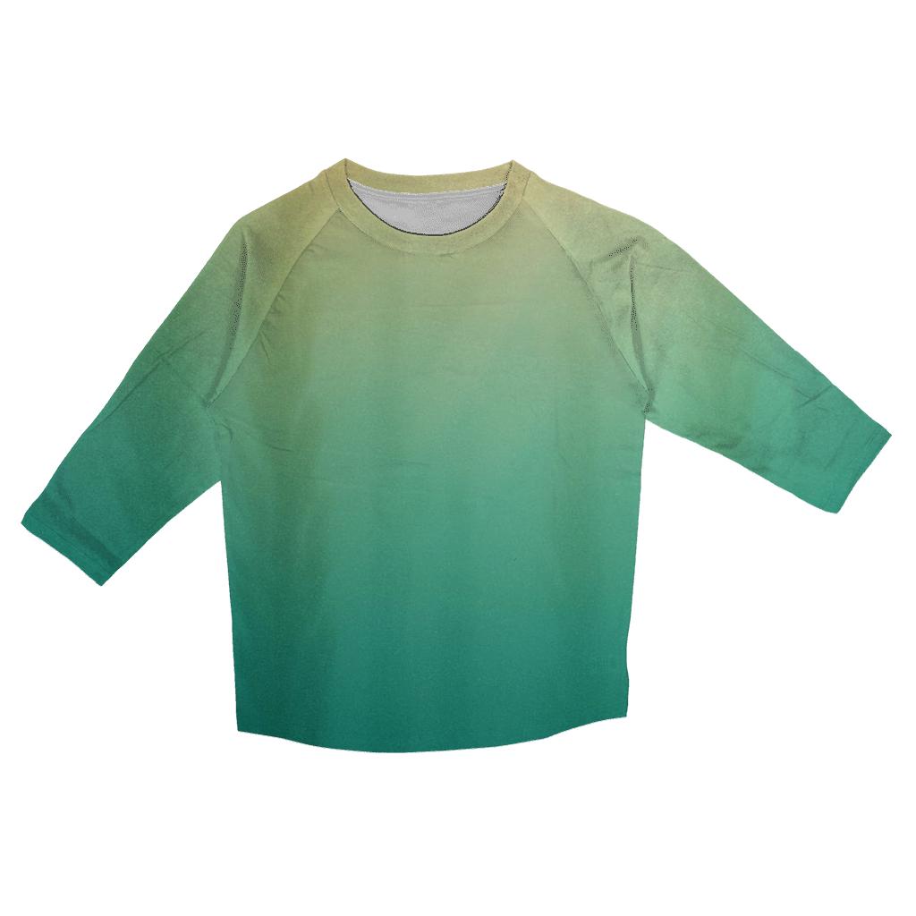 Kelp Forest Sunbeam Gradient custom 3/4 sleeve shirts