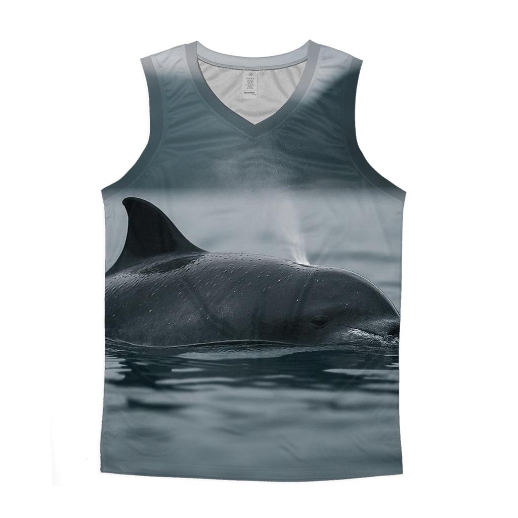 Fjord Surface Trace Harbor Porpoise sports performance tank tops