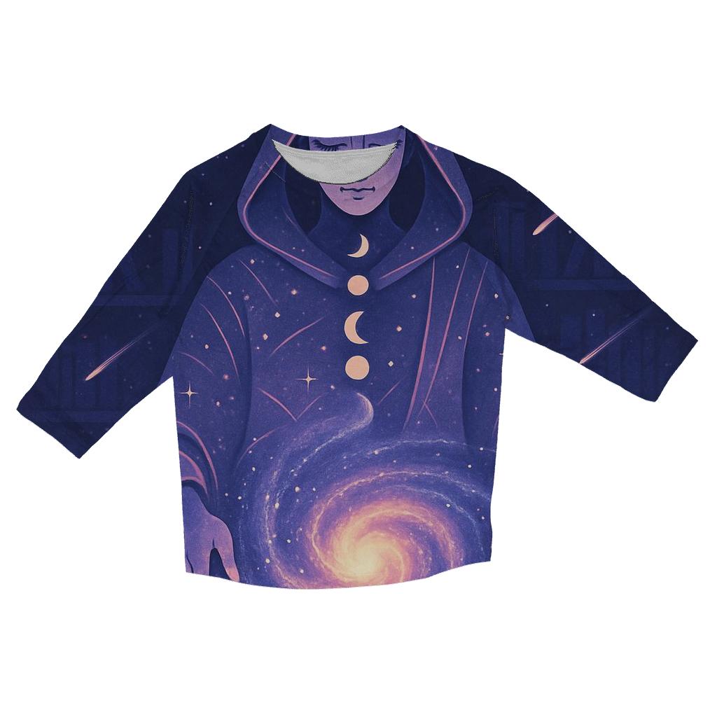Library Of The Living Spiral Galaxy personalized 3/4 sleeve tees