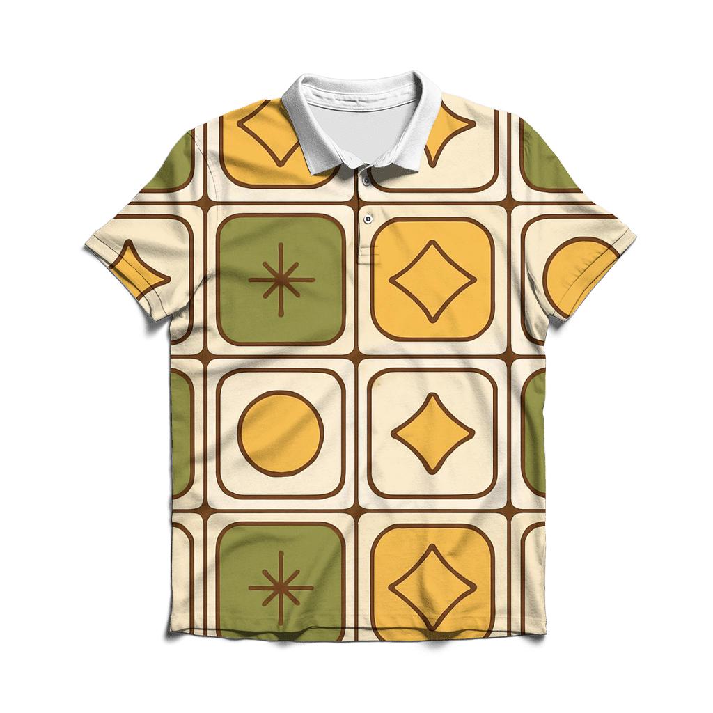 Avocado Kitchen Tiles Groove branded logo polo shirts