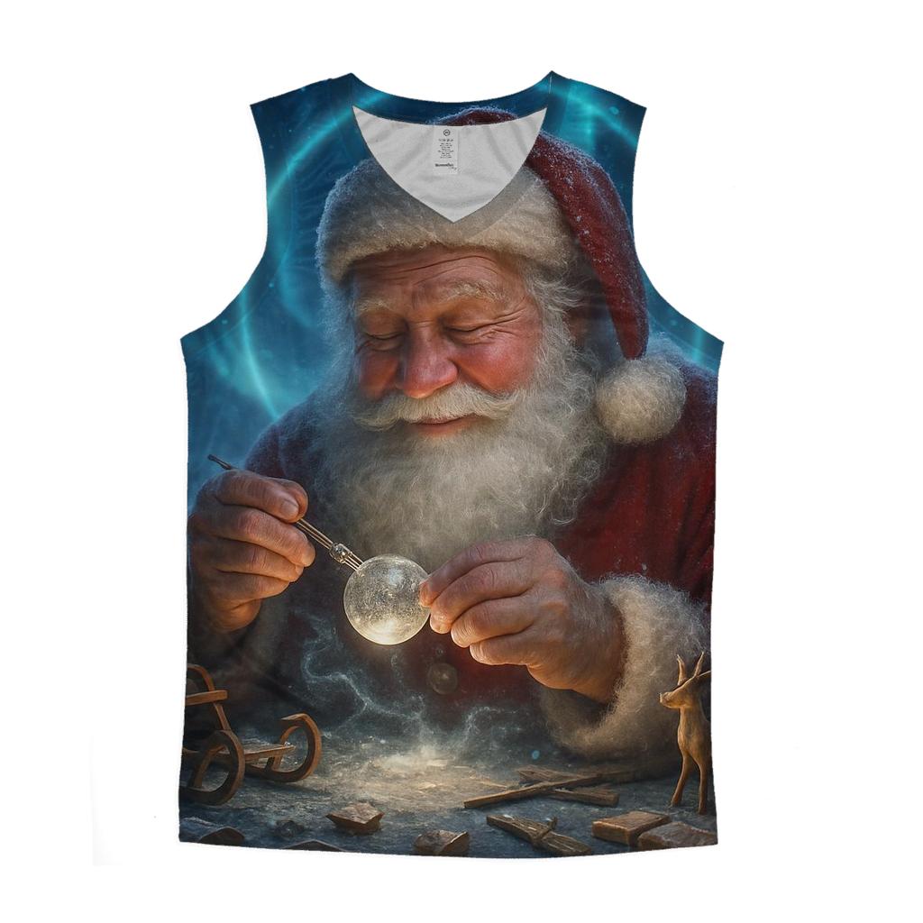 Aurora Workshop Santa custom tank tops